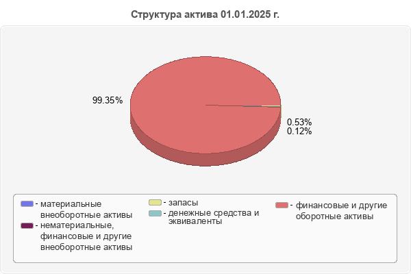 Структура актива 01.01.2025 г.