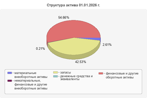 Структура актива 01.01.2026 г.