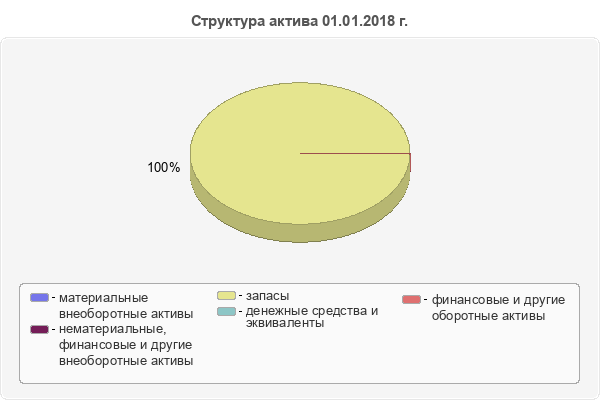 Структура актива 01.01.2018 г.
