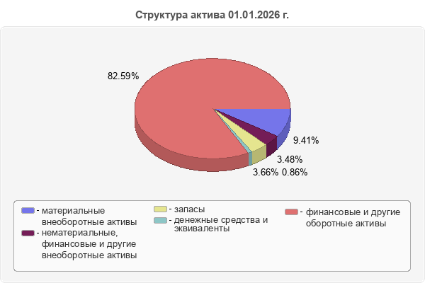 Структура актива 01.01.2026 г.