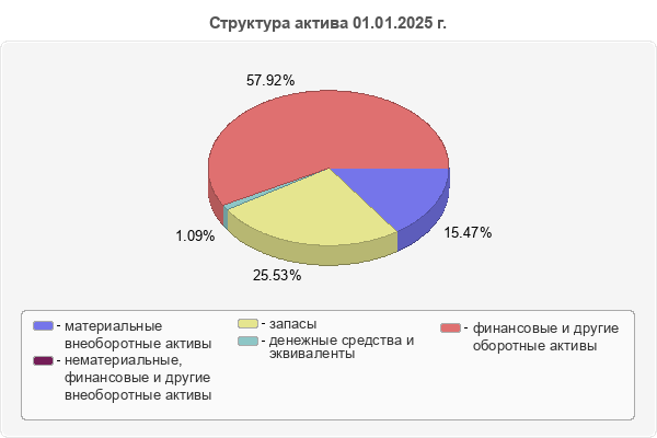 Структура актива 01.01.2025 г.