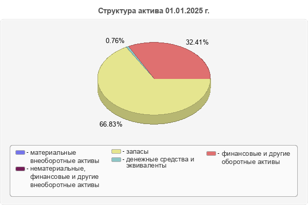 Структура актива 01.01.2025 г.