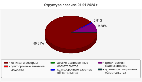 Структура пассива 01.01.2024 г.