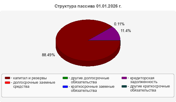 Структура пассива 01.01.2026 г.