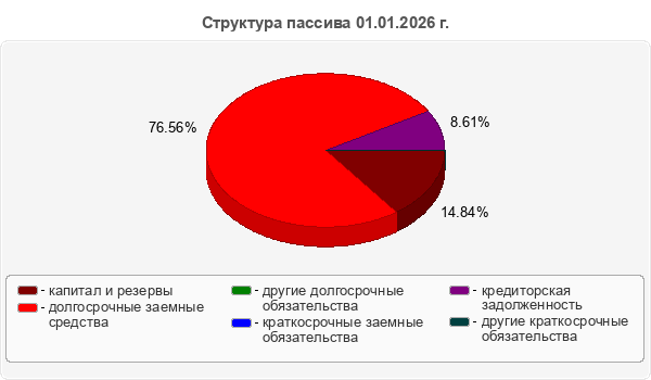 Структура пассива 01.01.2026 г.