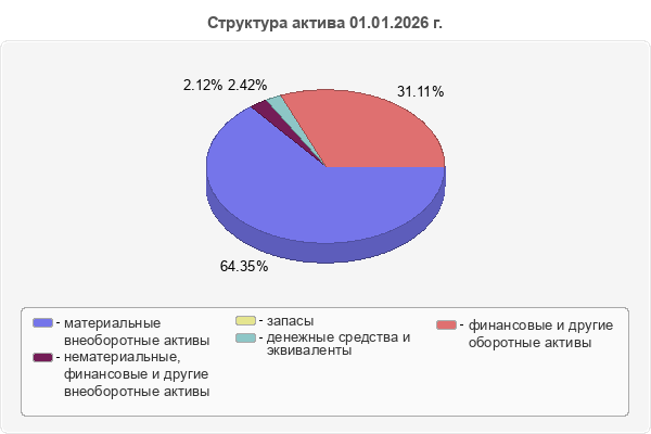 Структура актива 01.01.2026 г.