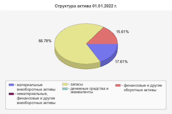 Структура актива 01.01.2022 г.